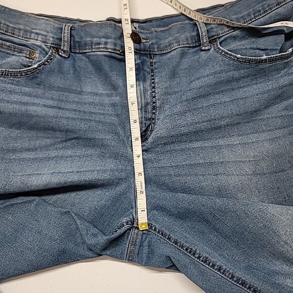 Terra & Sky Straight Leg Denim Jeans Womens Plus Size 22W Blue High Rise TS Core - Picture 12 of 14